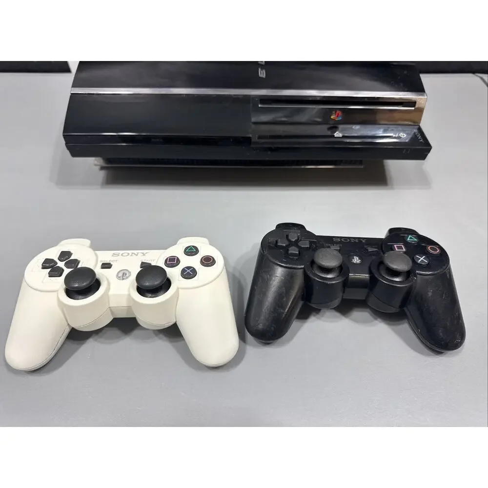 Sony PlayStation 3 PS3 CECHE01 80GB Black Console System Backwards Compatible